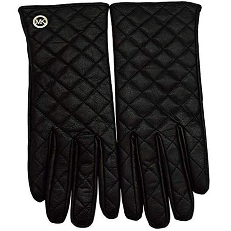 Michael Kors MICHAEL Women's Quilted Leather Tech Gloves